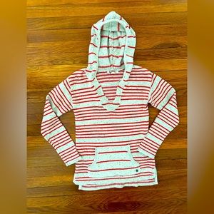 NWOT Roxy Striped Beach Sweater Hoodie